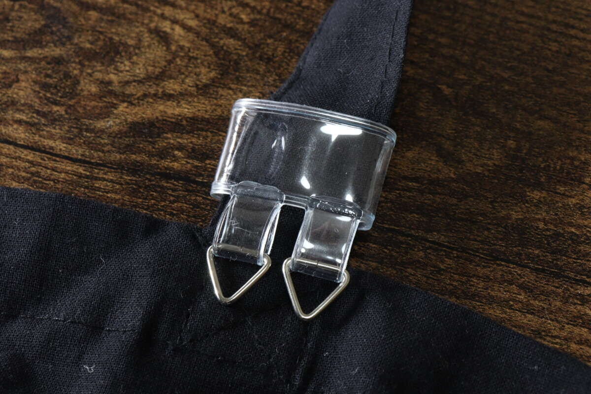 ダイソーのキーホルダーステーション（クリア）　装着サイズ