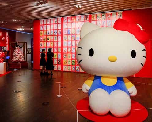 「サンリオ展 ニッポンのカワイイ文化60年史」内部公開 “ぬいぐるみ約4,000個使用”の大型作品も