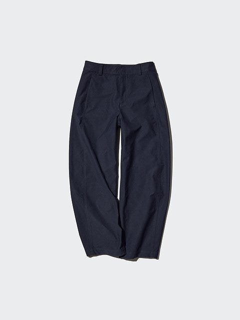 ユニクロ ジャージーバレルレッグパンツ ユニクロのジャージーバレルレッグパンツ