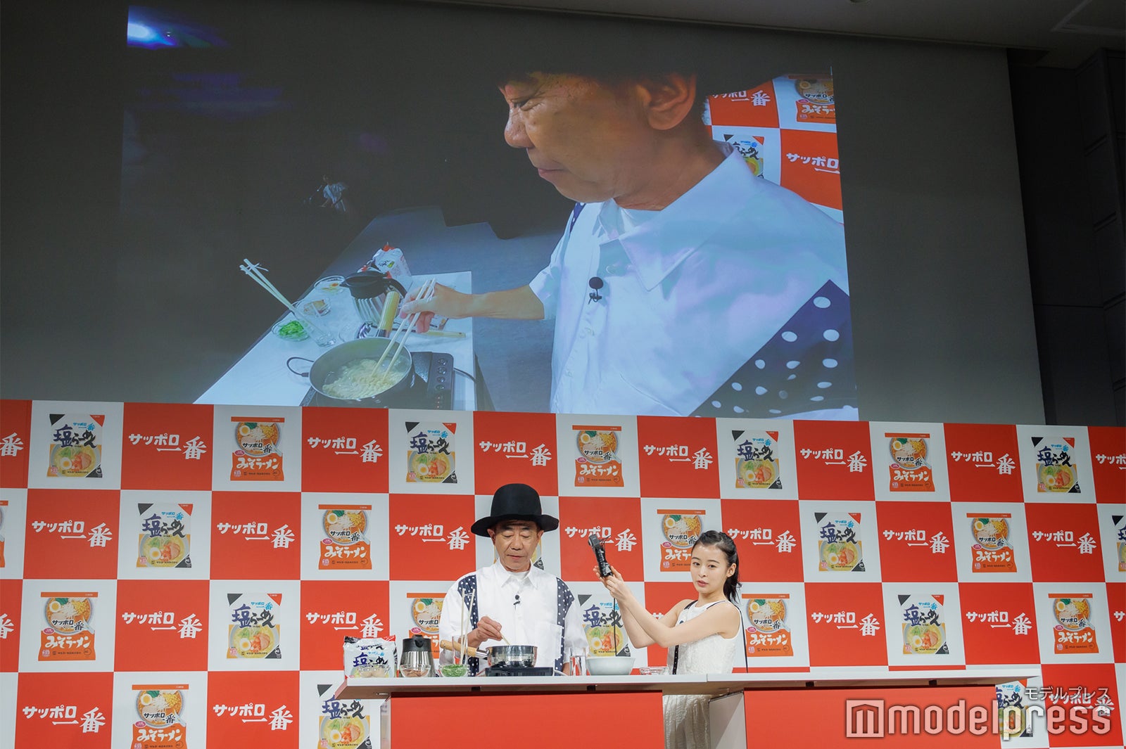 木梨憲武、森七菜（C）モデルプレス