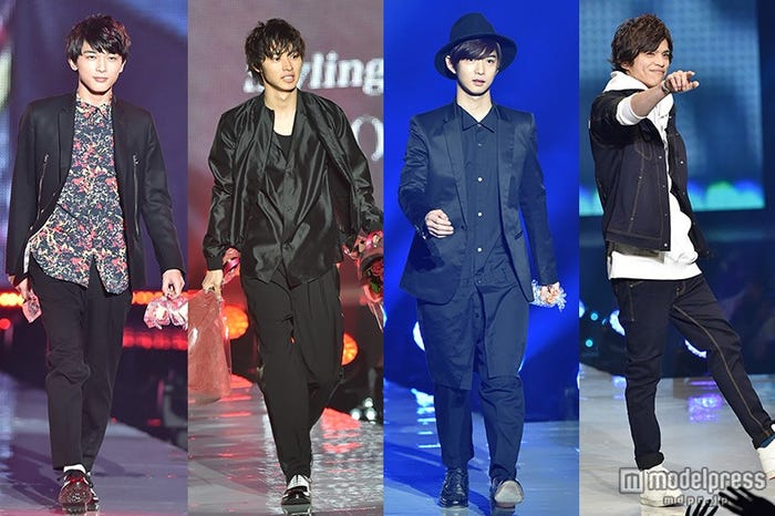 イケメン俳優陣がバレンタインステージ(左から)吉沢亮、山崎賢人、千葉雄大、山本裕典