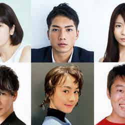 （上段左上から）筧美和子、SWAY、三倉茉奈、つぶやきシロー、安藤ニコ、JOY（提供写真）