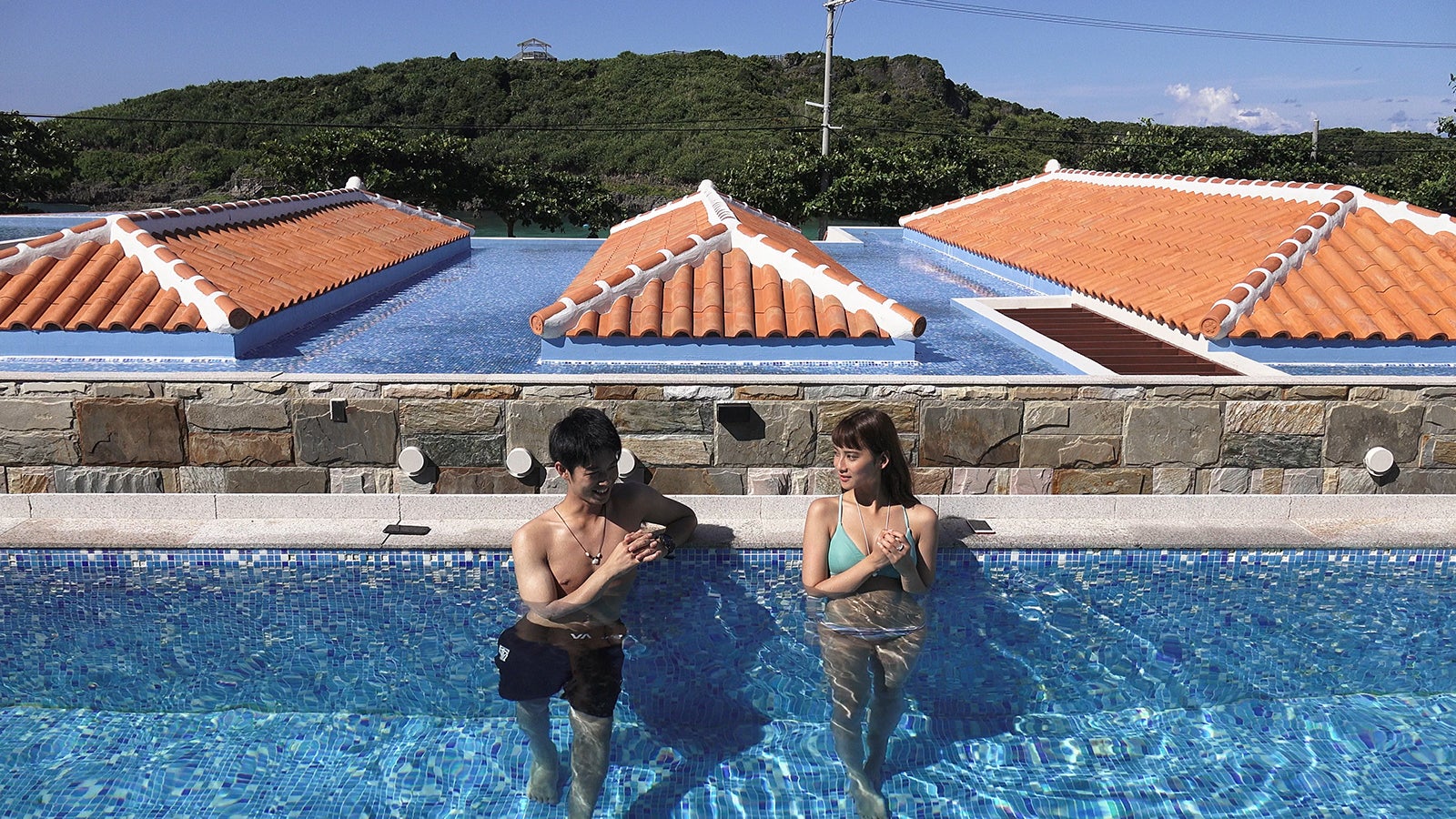 井田達也、小屋春菜／「恋神アプリ」より（提供写真）