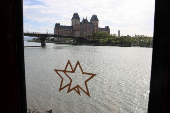 ハウステンボス付近を通過