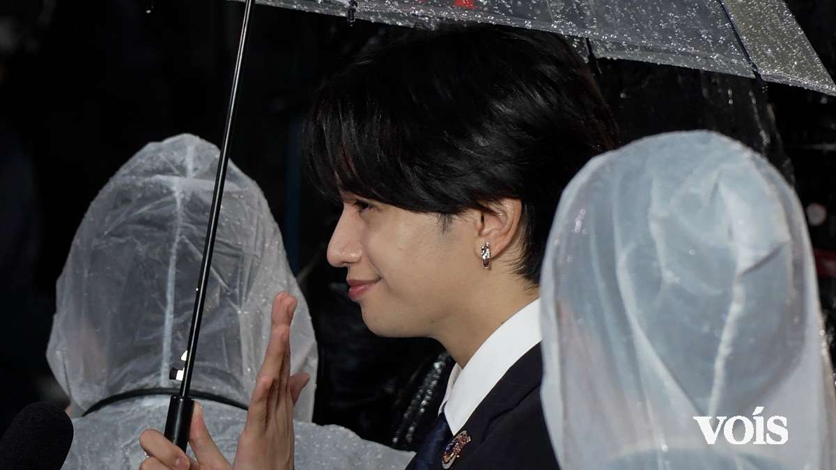 中島健人、日比谷に降臨 あいにくの悪天も「恵みの雨」と笑顔 東京から世界へ発信誓う