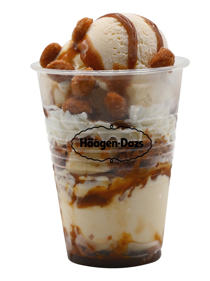 あいぱくオリジナル ハーゲンダッツ サンデー（800円）／画像提供：一般社団法人日本アイスマニア協会