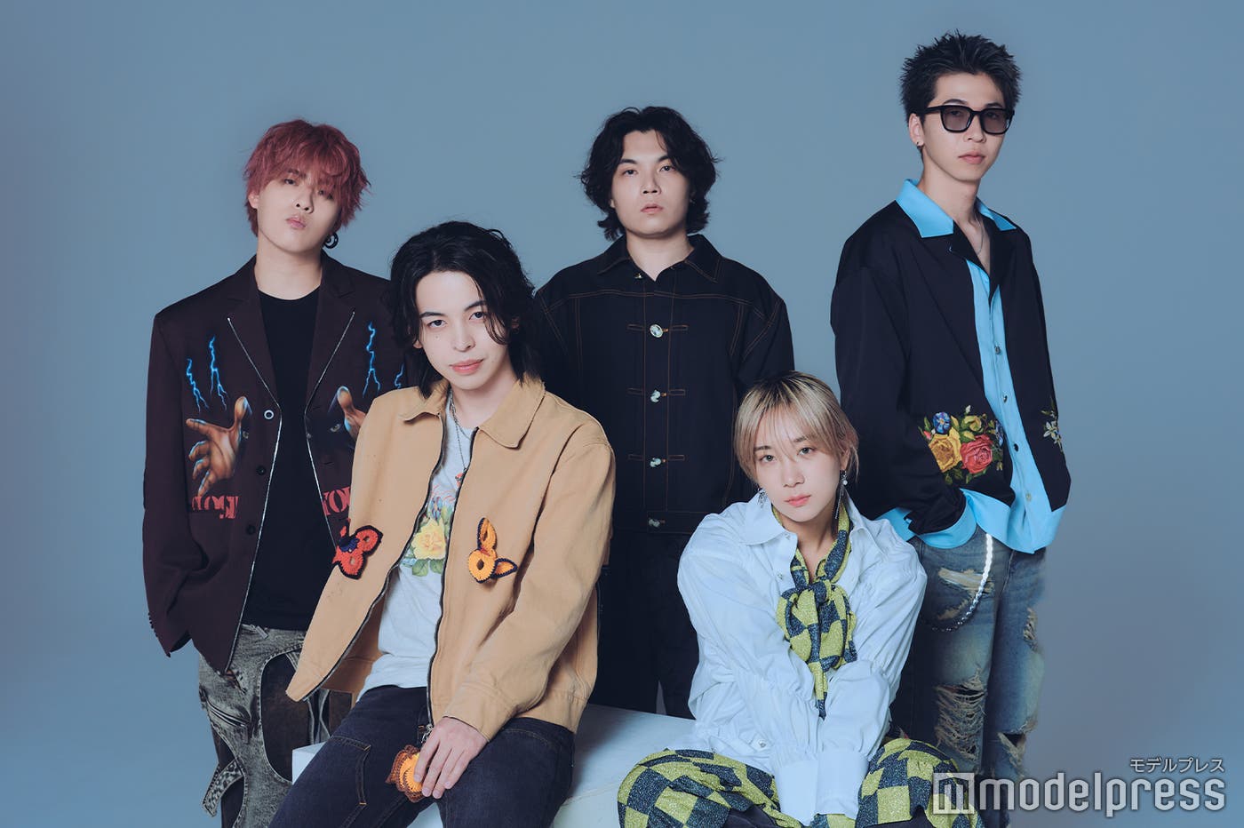 (左上から)Tasuku、Lumel、Moto、hiroto、伊澤彩織(C)モデルプレス