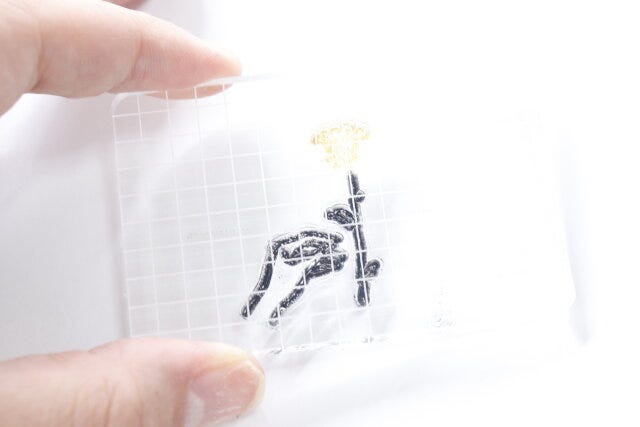 ダイソー　スタンプシート（デコレーション用）　使用例