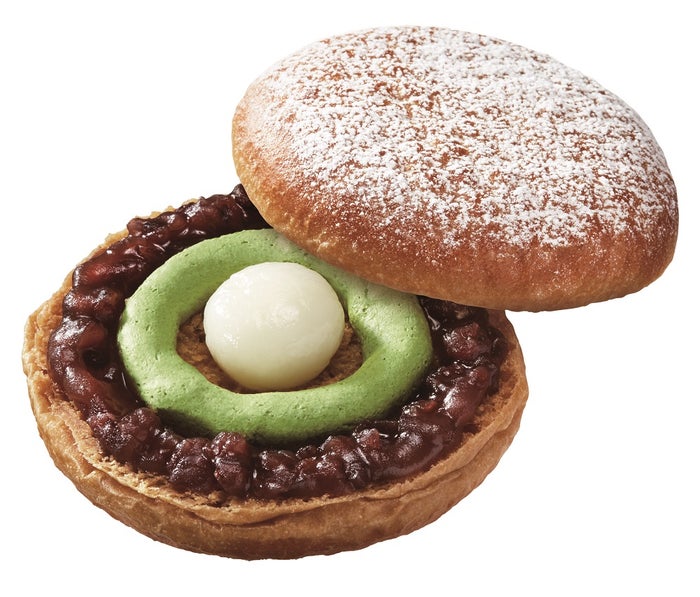 黒糖ドーナツ 宇治抹茶白玉(194円)/画像提供:ダスキン