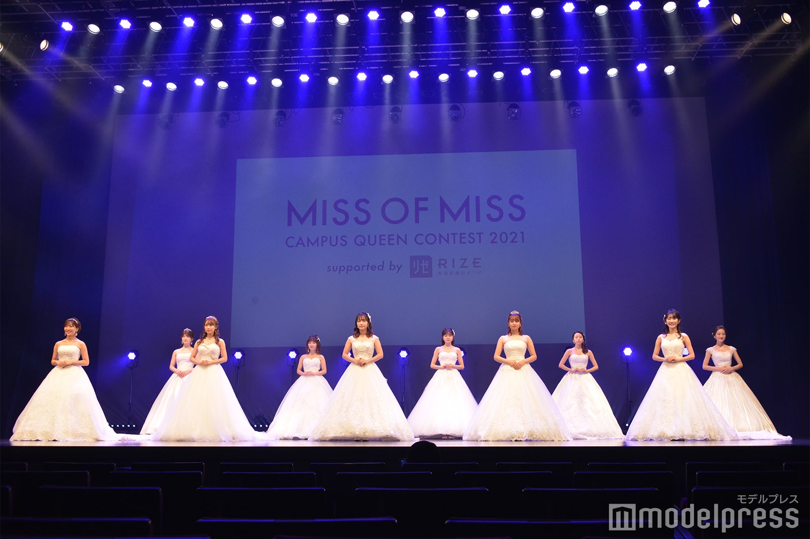 「MISS OF MISS CAMPUS QUEEN CONTEST 2021」表彰式（C）モデルプレス