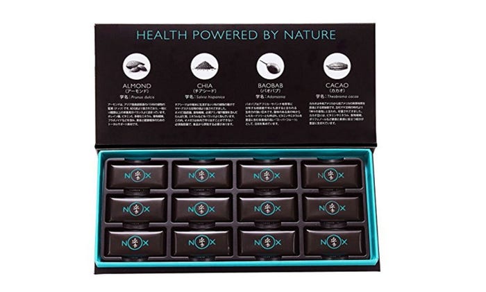 NOX「プレミアムオーガニックチョコレートAlmond&Chia」
