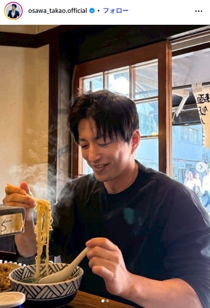 大沢たかおInstagramより
