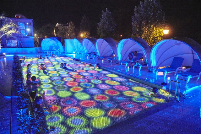 プロジェクションマッピング演出／画像提供：ハウステンボス