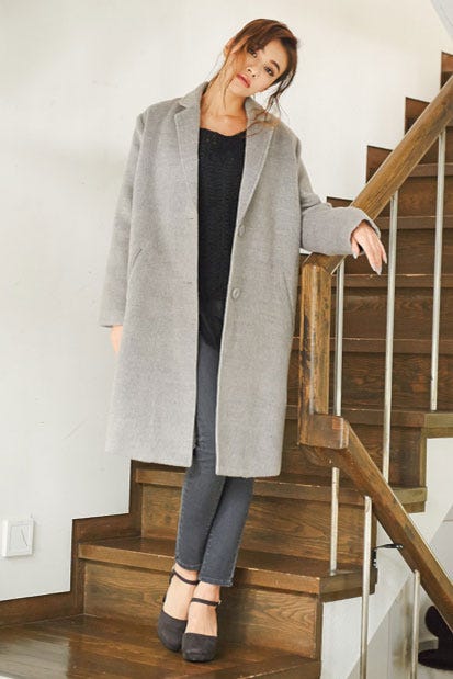 テトロンシャギーチェスターコート「Re:EDIT by GALSTAR」4,998円(税込)/画像提供:Re:EDIT by GALSTAR