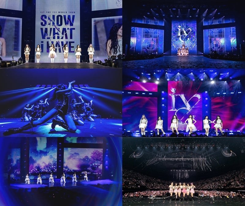 IVEワールドツアー画像（提供写真）