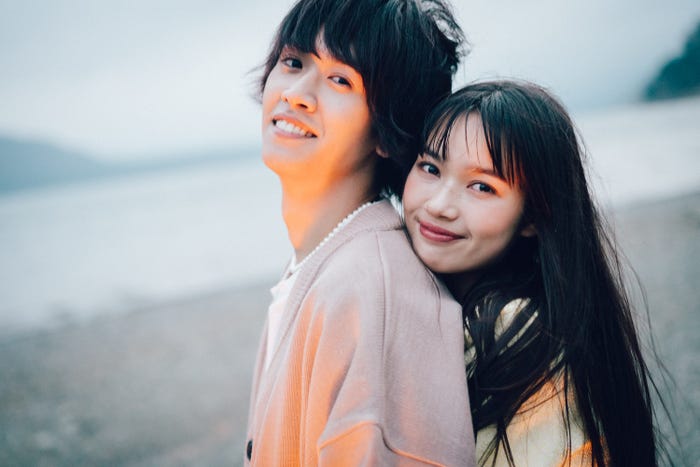 高橋聖那、新井舞良「彼とオオカミちゃんには騙されない」最終話(C)AbemaTV, Inc.