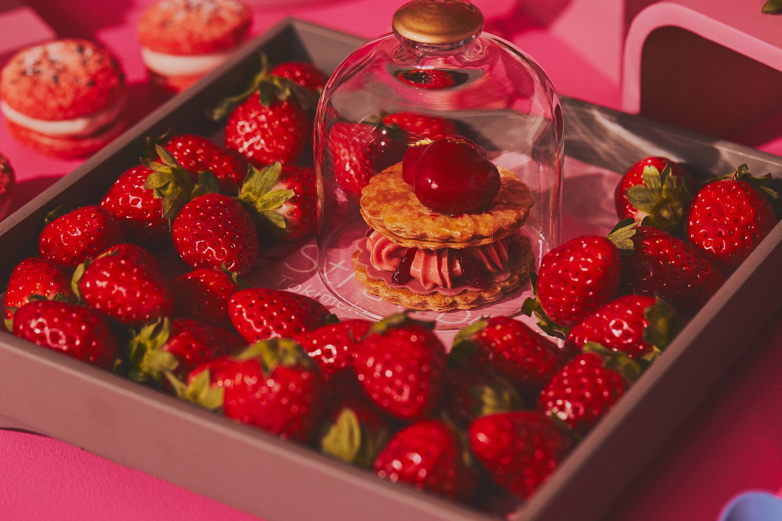 ストロベリーアフタヌーンスイーツビュッフェ ～ときめきいちご狩り～／提供画像