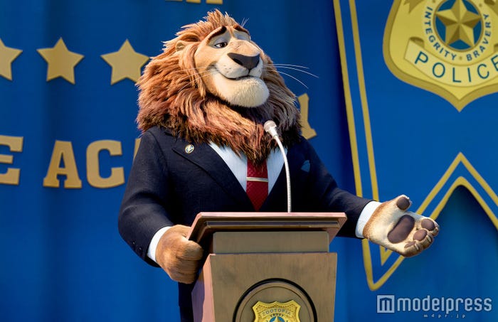 レオドア・ライオンハート市長(C)2016 Disney. All Rights Reserved.
