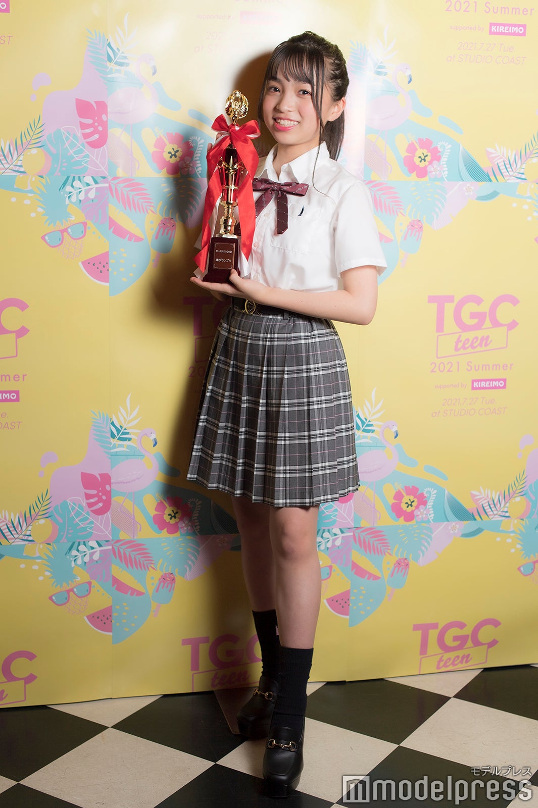 「中一ミスコン2021」準グランプリ・Hinanoさん（C）モデルプレス