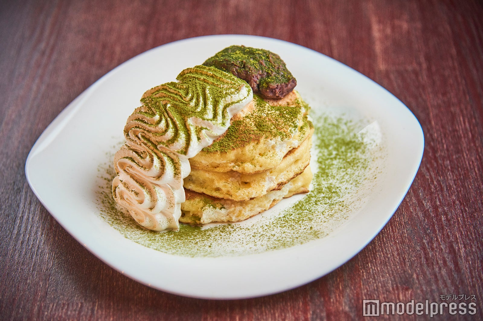 「しおサイダーパンケーキ（能登大納言・抹茶／1,000円＋税）」（C）モデルプレス