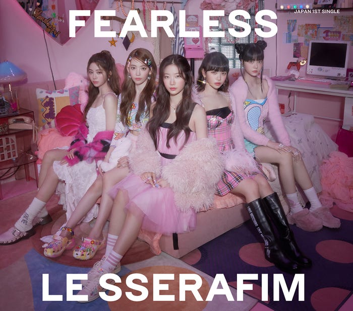 LE SSERAFIM 日本1stシングル「FEARLESS」初回B(P)&(C)SOURCE MUSIC