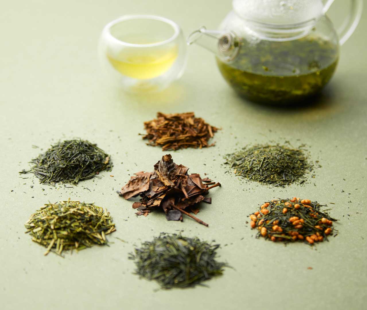 ７種の日本茶／画像提供：ハイアット リージェンシー 大阪