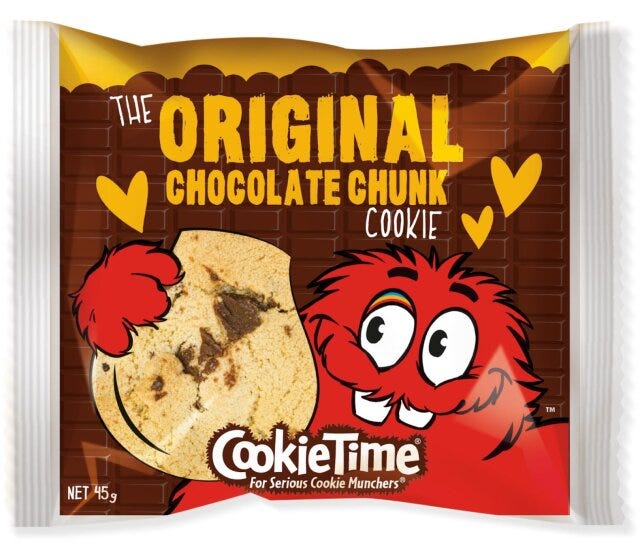 セブン-イレブンのクッキータイムのオリジナルチョコレートチャンククッキー