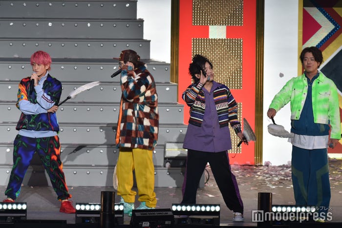 EXIT&ぺこぱによるTOPPA THE FILE CREW「『有吉の壁』Break Artist Live’22」(C)モデルプレス