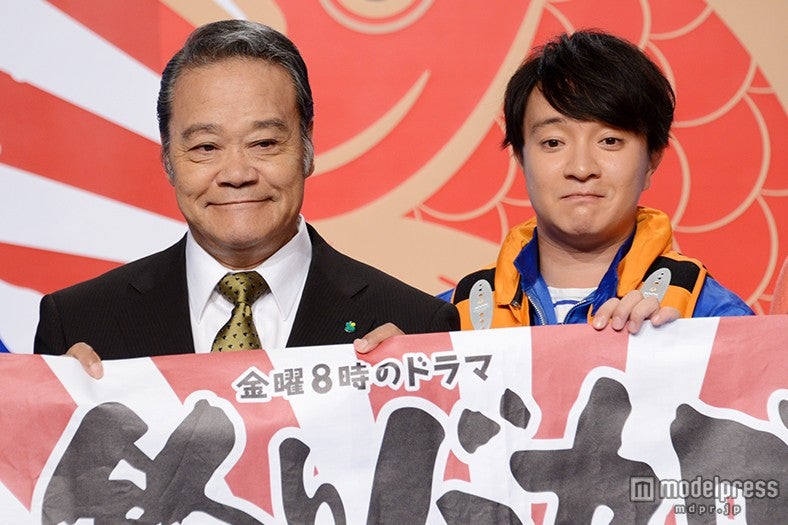 濱田岳（右）に期待した西田敏行（左）【モデルプレス】