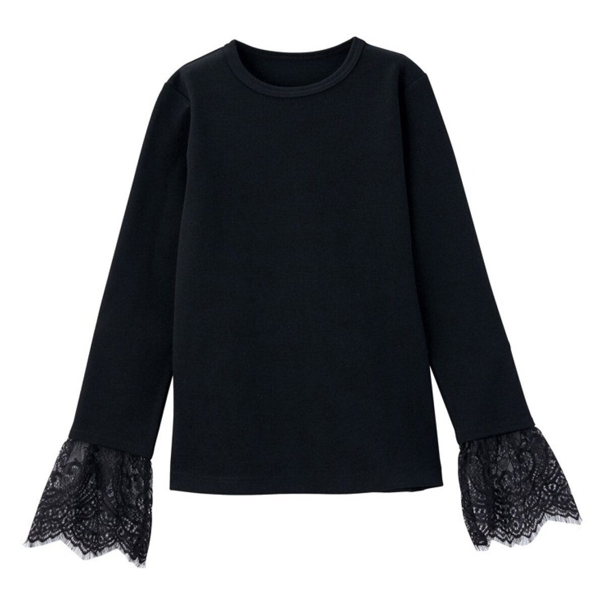 しまむらの袖レースプルオーバー（田中里奈）