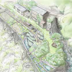 「Satologue」の施設イメージ(スケッチ)/提供画像