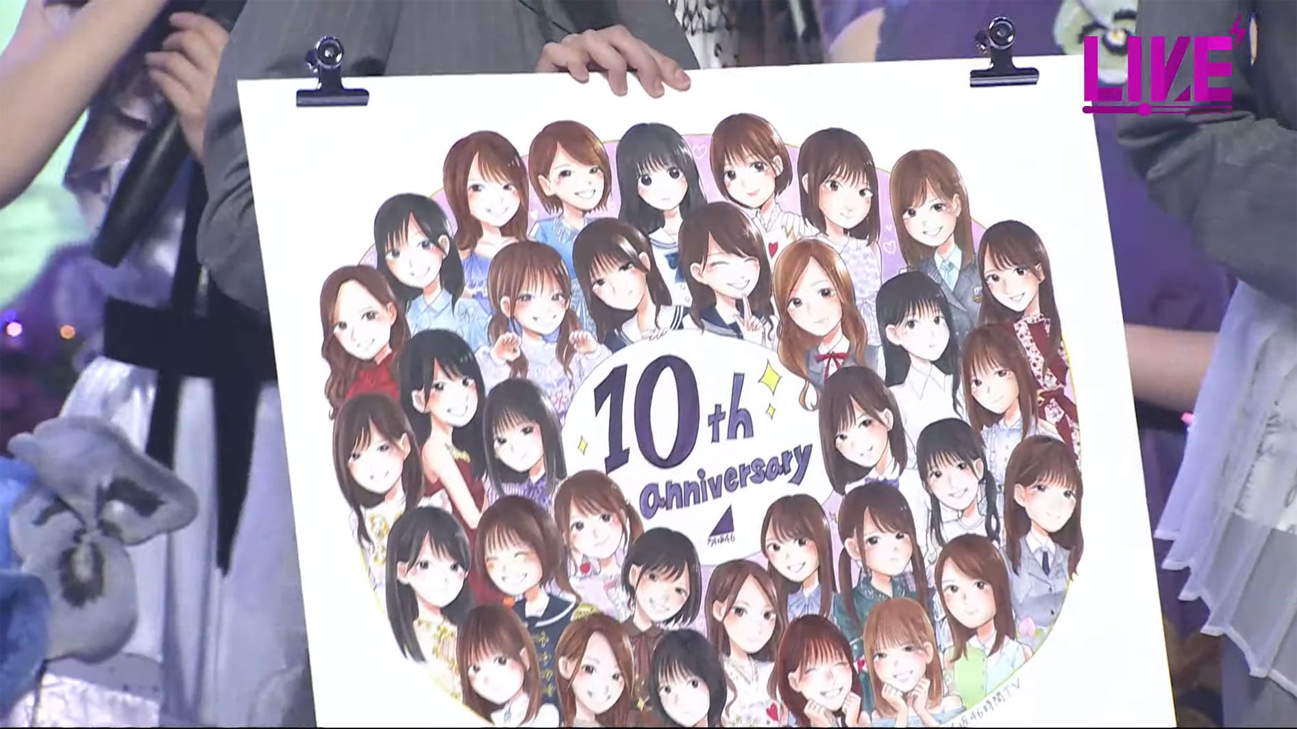 賀喜遥香が描いたメンバーの絵／乃木坂46YouTubeチャンネル「乃木坂配信中」乃木坂46時間TVより