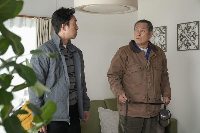 北村有起哉、松平健「おむすび」第103話(C)NHK