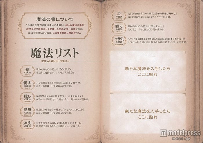 魔法リスト