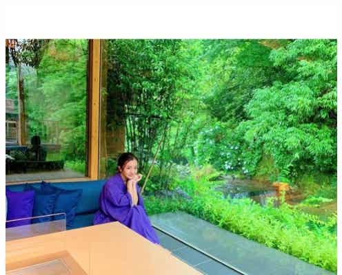 板野友美、温泉宿で“色っぽ”浴衣姿披露 湯河原で誕生日旅行