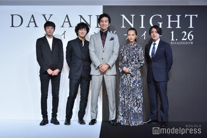 (左から)藤井道人監督、安藤政信、阿部進之介、清原果耶、山田孝之 (C)モデルプレス