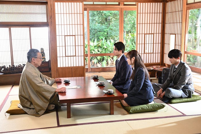 梅沢富美男、山下智久、福原遥、板垣瑞生、「正直不動産2」第6話(C)NHK