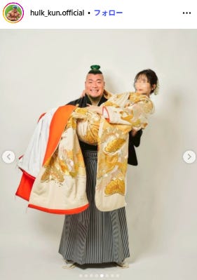 ハルク君Instagramより