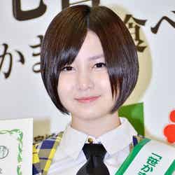 「笹かまの日」大使任命式に登壇したAKB48岩田華怜