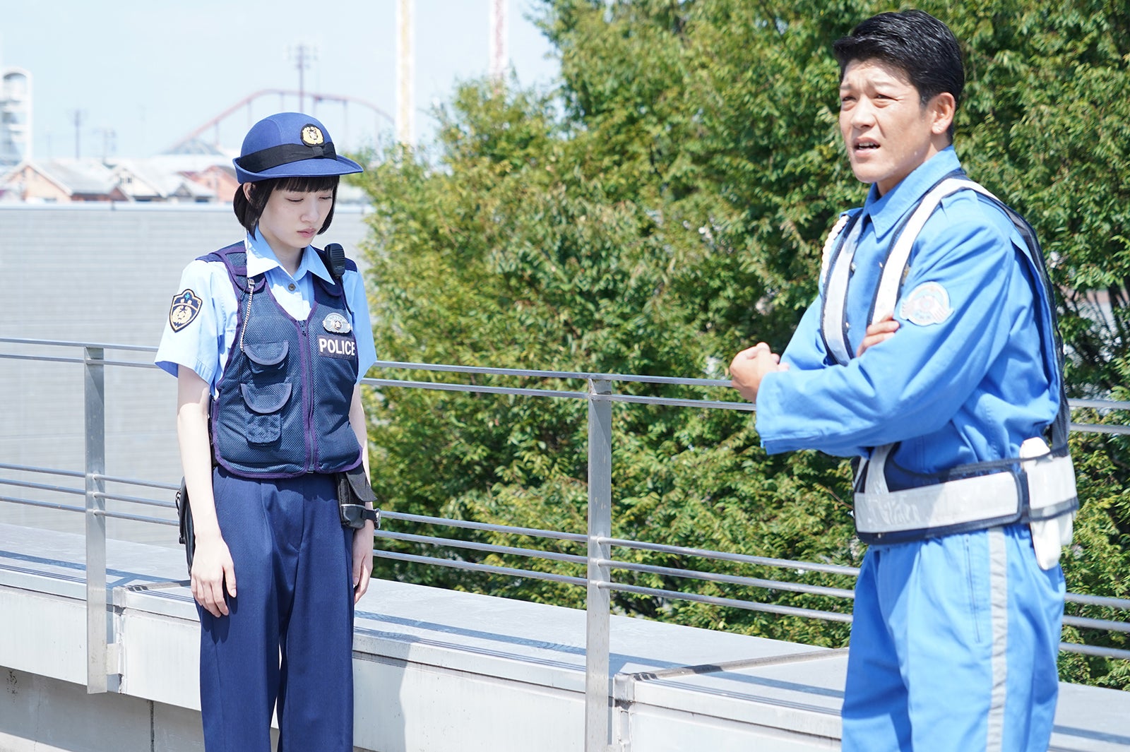 永野芽郁、駿河太郎 「ハコヅメ～たたかう！交番女子～」第8話より（C）日本テレビ