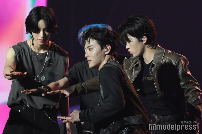 Mカウントダウンステージを予告するJO1(C)モデルプレス