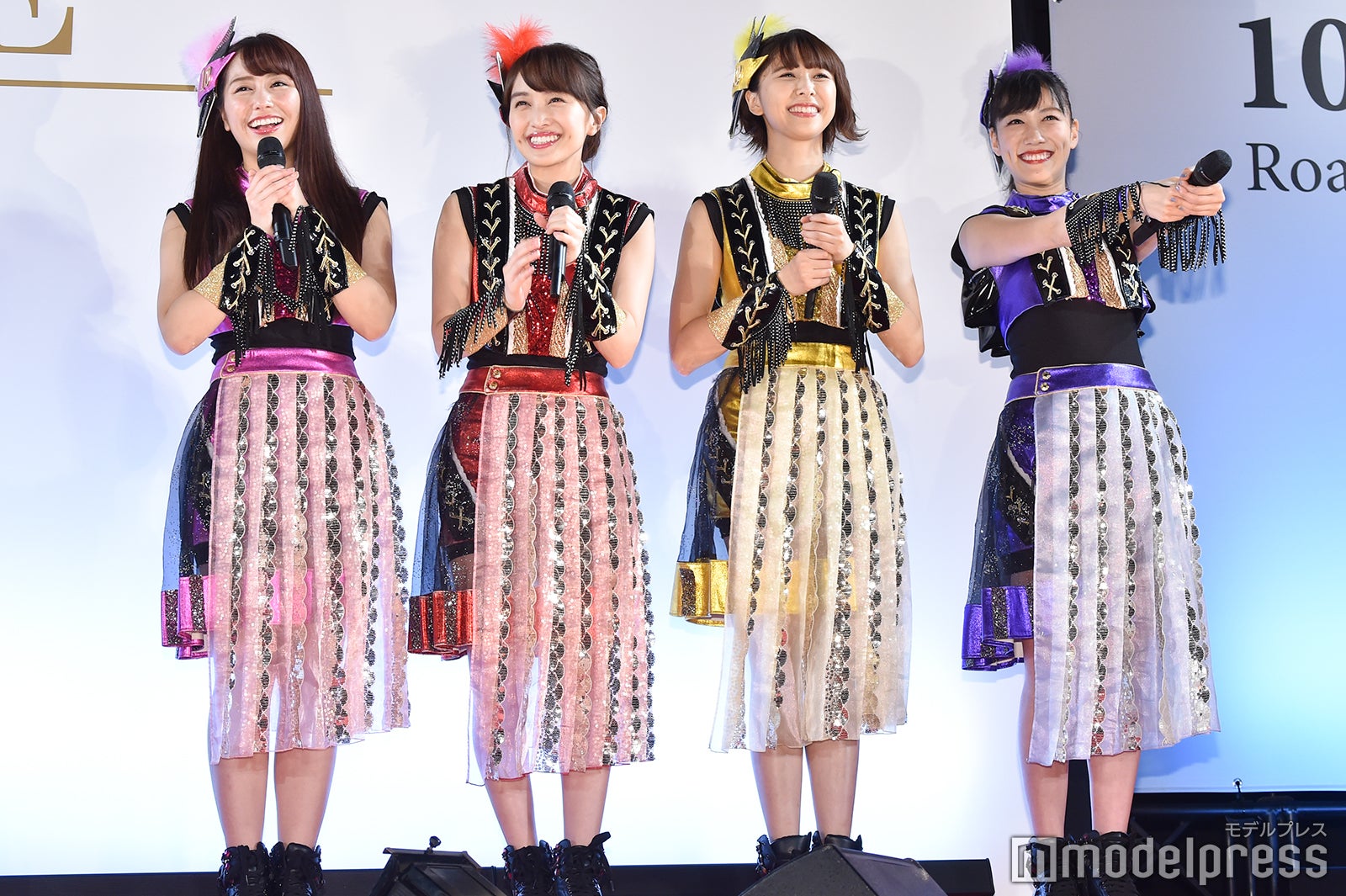 佐々木彩夏、百田夏菜子、玉井詩織、高城れに （C）モデルプレス