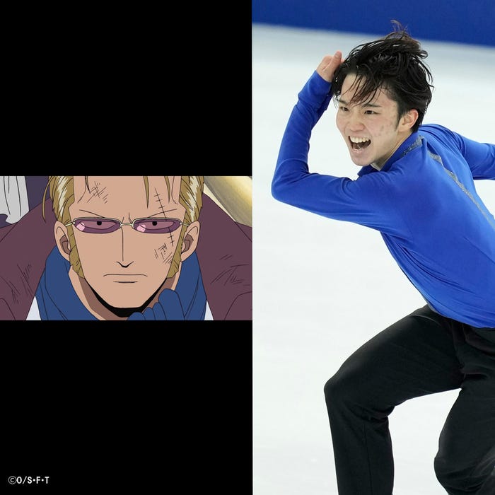 コーザ、友野一希(C)尾田栄一郎/集英社・フジテレビ・東映アニメーション 「ワンピース・オン・アイス」2023製作委員会