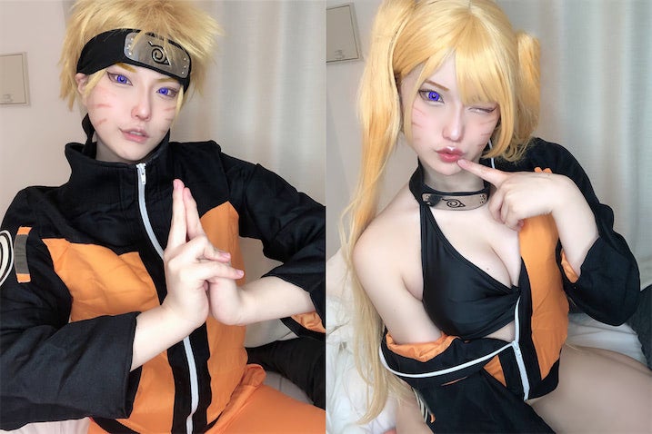 おいろけの術！」橘あさひ、ハイクオリティすぎる『NARUTO』コスプレに