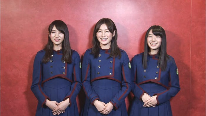 (左から)小林由依、守屋茜、米谷奈々未(C)テレビ朝日
