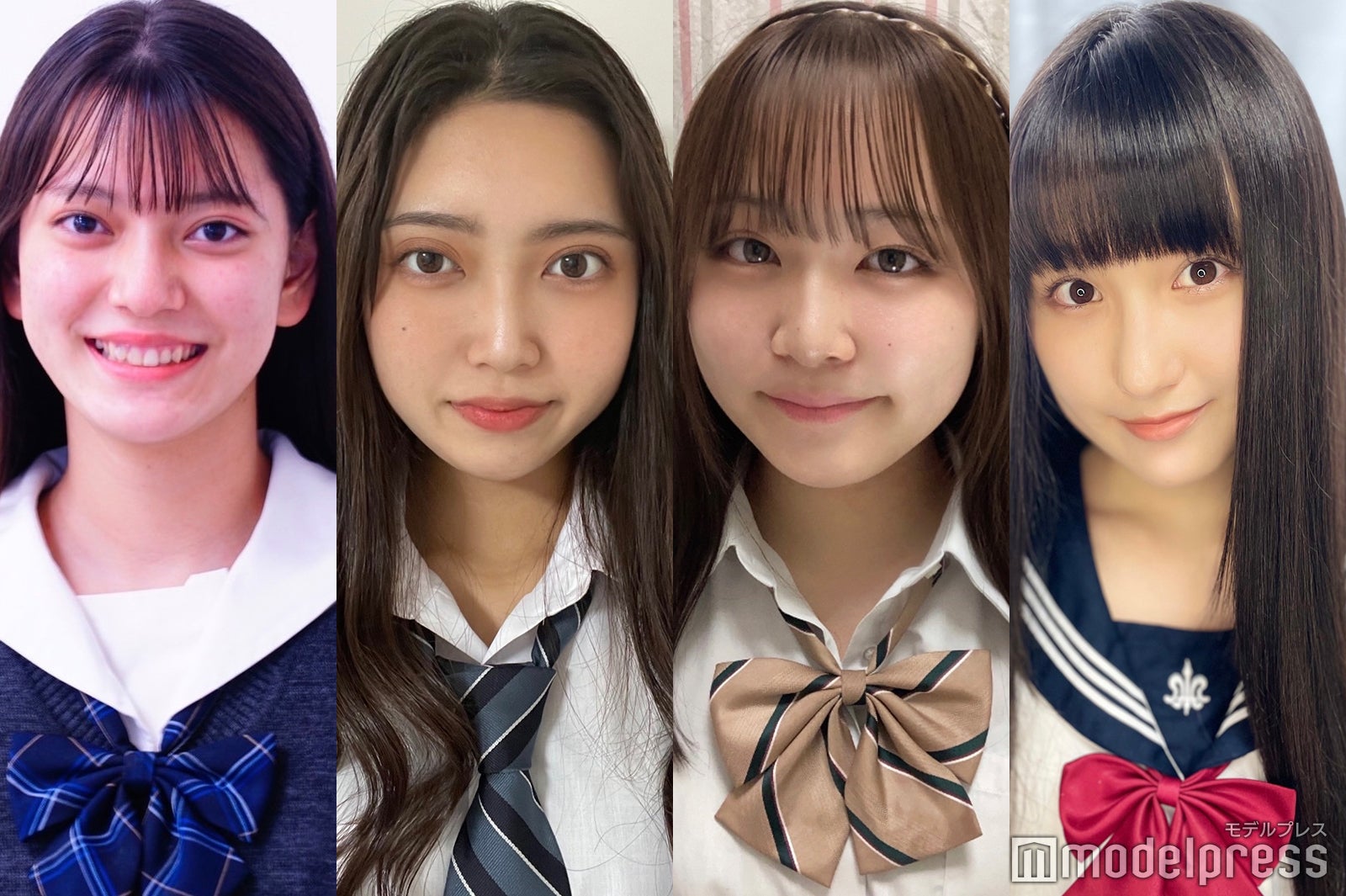 「女子高生ミスコン2022」関東エリア暫定上位4人