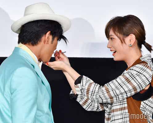 本田翼の“あ~ん”に本気照れ 北村一輝“キャラ崩壊”で素に戻る<今夜、ロマンス劇場で>