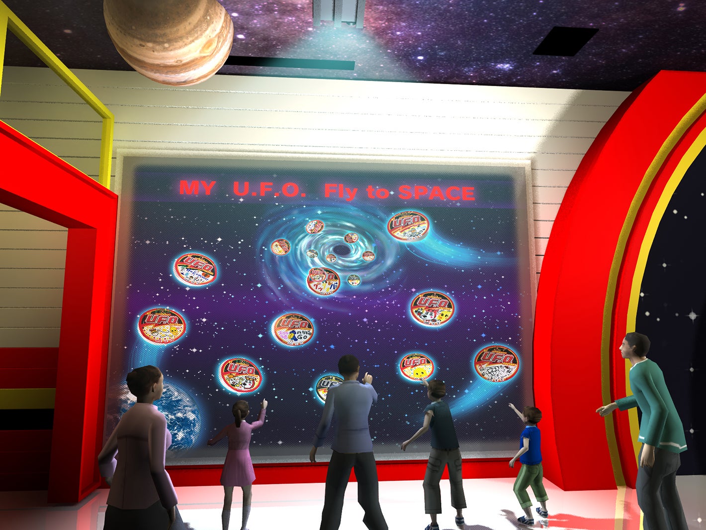 フォトスポットプロジェクション／画像提供：よみうりランド