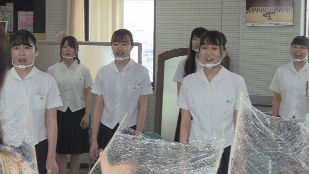 昼枠3：奈良県立畝傍高等学校音楽部、部活動の様子（画像提供：読売テレビ）