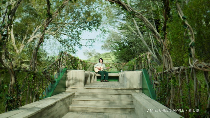 大森元貴/TVCM「GREEN JUKEBOX 始篇」より(提供写真)